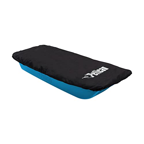 Trek 52 Utility Sled - Pelican - Cyan - Ram-X Runners, Pull Rope and Travel Cover - 4 Season Sled - Any Outdoors Activities - Carry Up to 226 lb - Heavy Duty RAM-X Construction - LDT52PA30-0