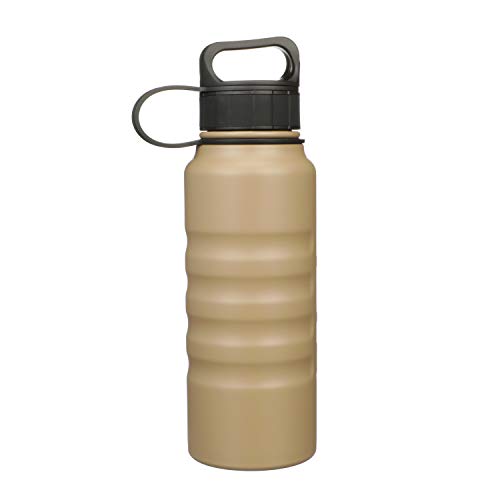 32 oz Grizzly Grip Water Bottle | Vacuum Insulated | Stainless Steel with Insulated Lid | For Gym Women Men Beach Camping Hiking Fishing Hunting Sports | October Marsh