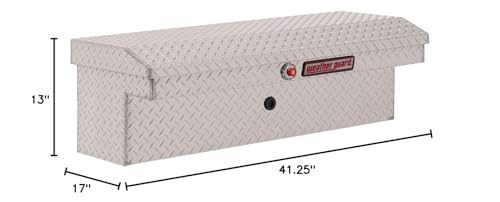 Low Profile Model 180-0-03 41in Lo-Side Box, Aluminum, Clear, 3.8 cu ft