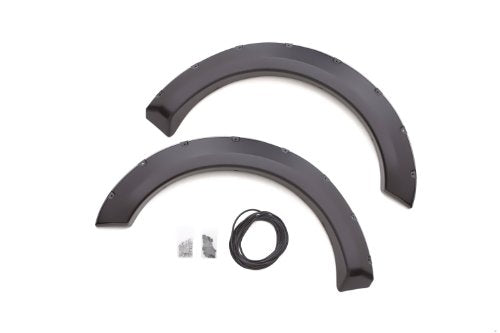 Lund Elite Series RX311SA Black Rivet Style Standard Front Fender Flare - 2 Piece