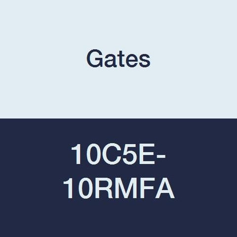 Field Attachable Gates 10C5E-10RMFA for C5E Hose, SAE Male Flareless Assembly, Steel, 1/2" ID