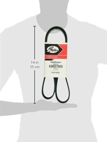 Gates FleetRunner K080570HD Micro-V Serpentine Drive Belt