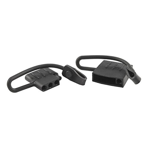 CURT 58761 4-Pin Flat Vehicle and Trailer-Side Wiring Harness Dust Covers, 2-Pack