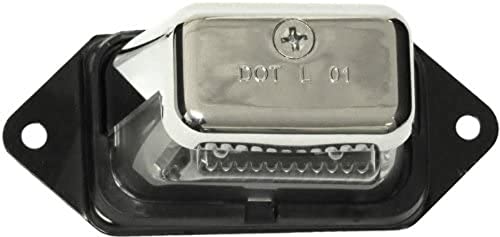 M296XC Peterson Led License Light, Oblong, Chrome, 4"X1.63"