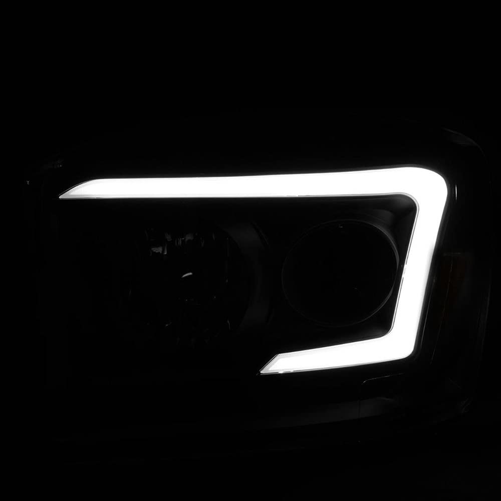 Anzo (111524) Compatible with 06-09 Dodge RAM 1500/2500/3500 Headlights Black Housing/Clear Lens (w/Light Bars)