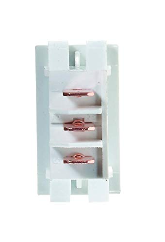 Rocker Switch RV Designer S335, 10 Amp, On / On, SPDT, White, DC Electrical