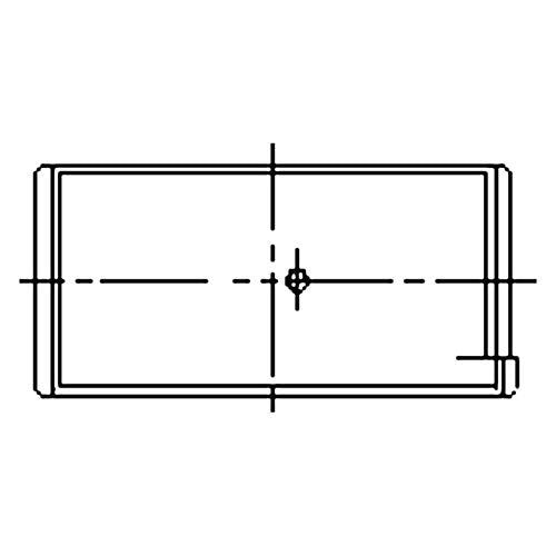 ACL Oversized 4B1146H-.25 High Performance Rod Bearing Set for Mitsubishi, 0.25mm