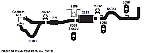 700259 AP Exhaust Products Muffler