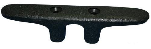 T-H Marine Open Base Molded Nylon Cleats | Durable High Impact Black Nylon Cleats for Boats and Docks | 4.5" Inch, Black