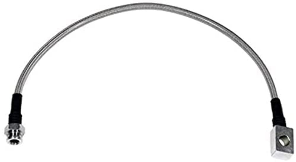 Flexline 18.75" OAL, -3 Hose to M10 by 1.00 to 12 Deg. Banjo,Bubble Fl.