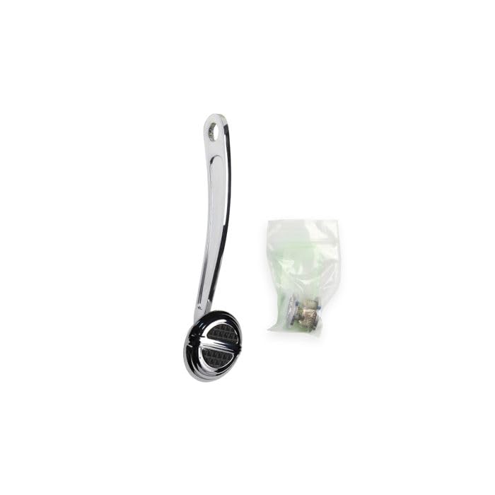 DBW-6207 Lokar Performance Products Goolsby Edition Lucille Chrome Throttle Pedal W/Ribs Drive By Wire