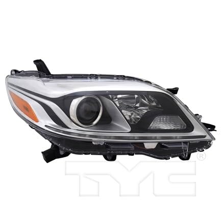 Right TYC Headlight Assembly Compatible with 2015-2020 Toyota Sienna