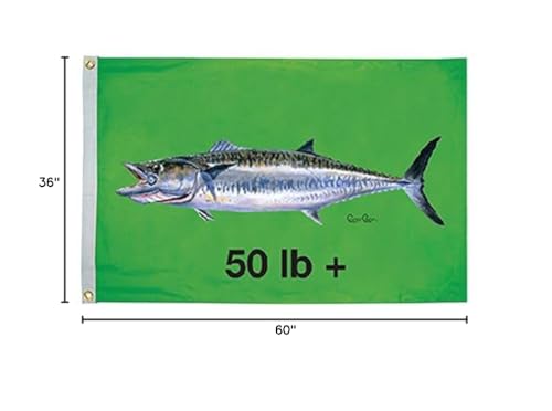 Taylor Made Products 50 Carey Chen King Mackerel 1944 Flag, 36 x 60-Inch