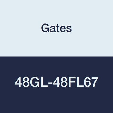 GL Couplings Gates 48GL-48FL67, Code 61 O-Ring Flange, 67 1/2 Bent Tube, 3" ID