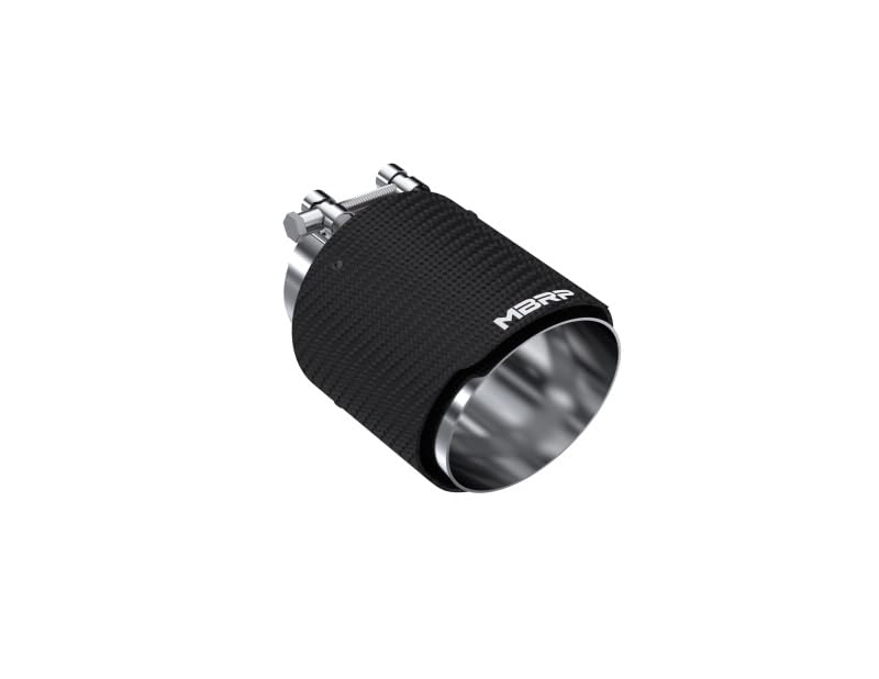 MBRP Carbon Fiber Universal Dual Wall Tip 4.5in OD/3in Inlet/6.13in L