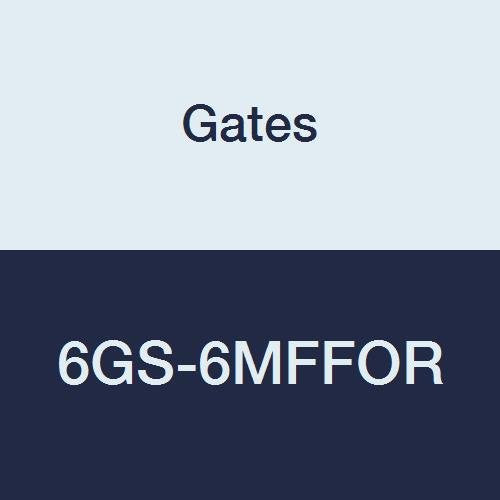 GlobalSpiral Couplings Gates 6GS-6MFFOR, Male Flat-Face O-Ring, Zinc Plated Carbon Steel, 2.52", 3/8" ID