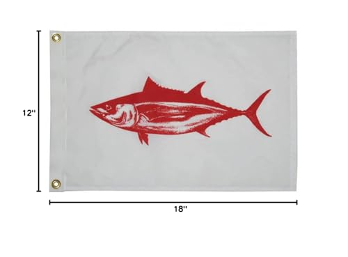 Fish Flag Taylor Made Products, Nylon, 12 inch x 18 inch, Albacore 4318