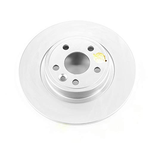 Power Stop EBR1655EVC Genuine Geomet Coated Rear Brake Rotor For Jaguar E-Pace 2018-2020, Land Rover Discovery Sport 2015-2019 [Model Specific]
