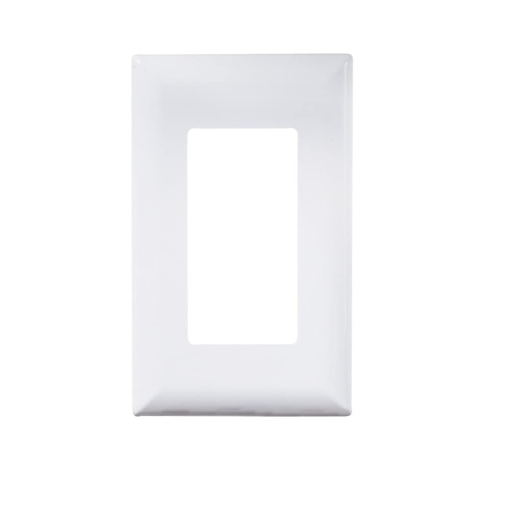 Cover Plate RV Designer S849 for Self Contained Contemporary Switch, White, AC Electrical