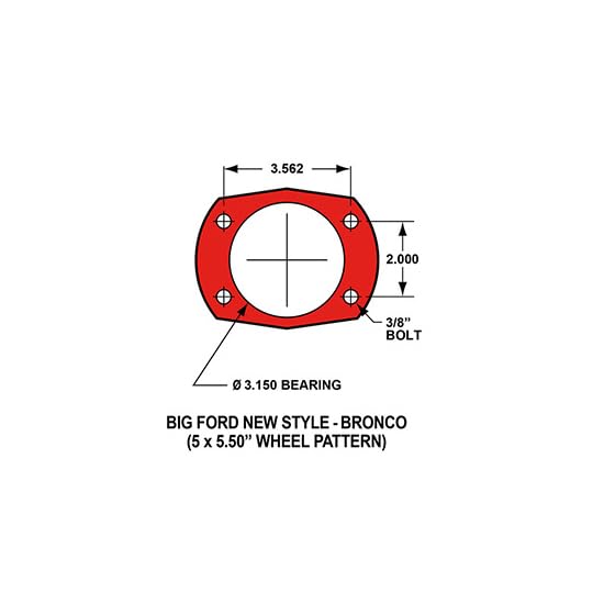 Rear P-Brk Kit, FNSL4R, 12.88" Drilled