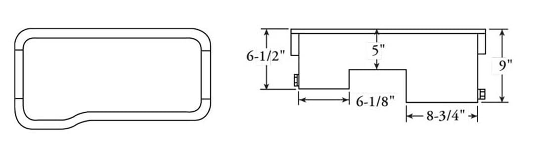 Oil Pan Moroso 20620 for Ford 429-460 Engines