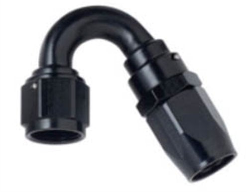 Black Fragola -10AN x 150 Degree Power Flow Hose End