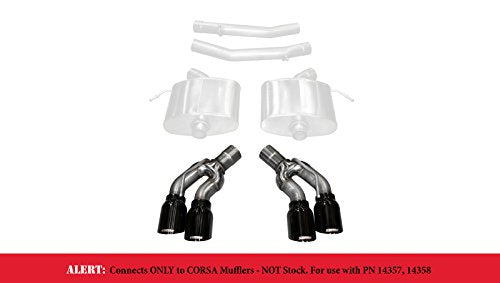 Replacement [OPEN BOX] / 4.0 in Twin Tip Kit | 2016-2019 CTS-V 6.2L CORSA Systems (14359)