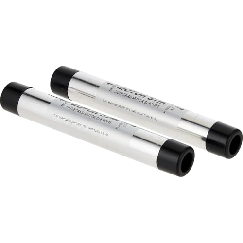 Heavy-Duty T-H Marine Motor Stik Pair - 8.75" Transom Saver Outboard Trailering Support for Tilt/Trim Rams, Fits Most 150HP+ Engines - Excludes 2024 Mercury, Yamaha Grease Fitting Note