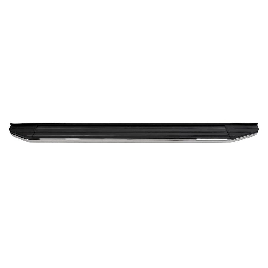 Running Board TrailFX R0005RB Fits Chevrolet Traverse 2009-2017 Black 76 Inch Extruded Aluminum with Stainless Steel Trim 200 lb Capacity Set of 2