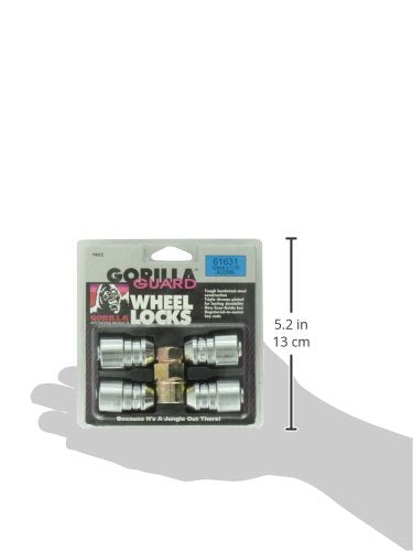 Gorilla 61631 Automotive Acorn Gorilla Guard Locks (12mm x 1.50 Thread Size) - Pack of 4
