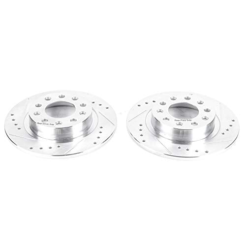 Power Stop AR83084XPR Evolution Rear Drilled & Slotted Rotor Pair For Dodge Dart 2013-2016 [Model Specific]