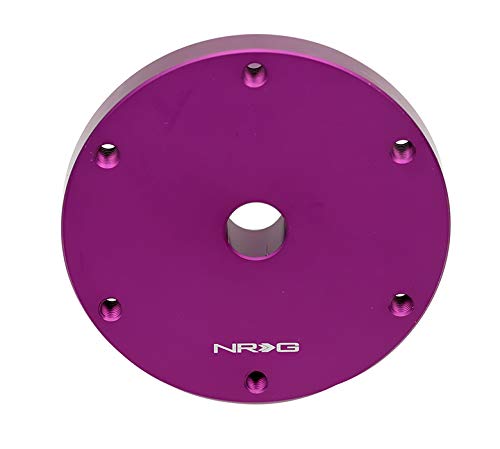 NRG Innovations Gaming Streering Wheel NRG-SRK-TMH-PP Short Hub Adapter 6x70mm Bolt Pattern Purple Body