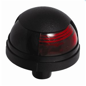 Attwood 1 Mile Pulsar Deck Mount Sidelight, Navi Red/Black