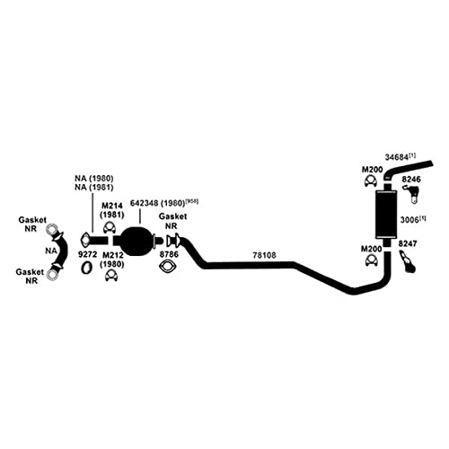 Exhaust Muffler AP Exhaust Products 7672