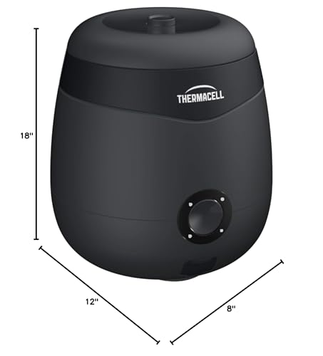 Thermacell Mosquito Repellent Patio Shield E-Series Rechargeable Repeller; 20’ Protection Zone Mosquito; Includes 12-Hr Refill Repellent; No Flame or Scent; Bug Spray and Bug Zapper Alternative