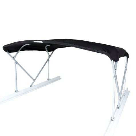 88147 TAYLOR MADE: 8' X 10' X 1.25" Pontoon Bimini Polyester Skin and Boot Only Black