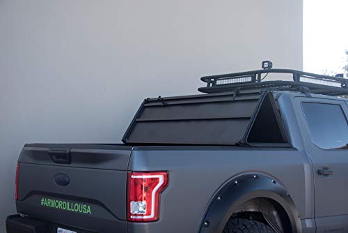 CoveRex TF Series Armordillo USA 7162907 Lightweight Soft Vinyl Tri-Fold Truck Bed Tonneau Cover Fits 2004-2006 Toyota Tundra 6.2 Ft (74.4") Bed