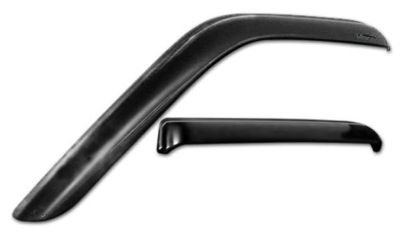 Snap-Inz | Stampede Sidewind Deflectors | 2017 - 2022 Ford F-250 Super Duty SuperCab - Smoke, 4 Pc. | 41164-2