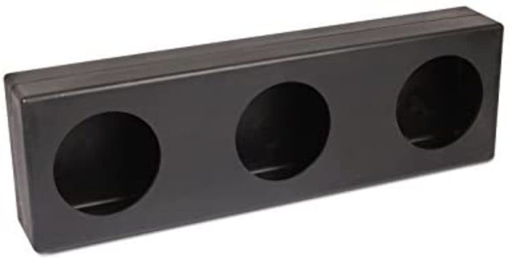 3 Round Hole Box, Custer BTR-3-R Polyethylene