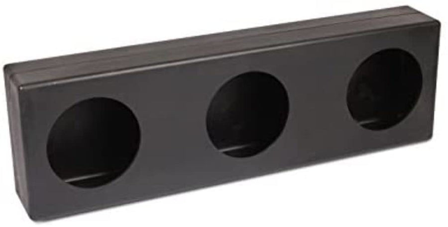 3 Round Hole Box, Custer BTR-3-R Polyethylene