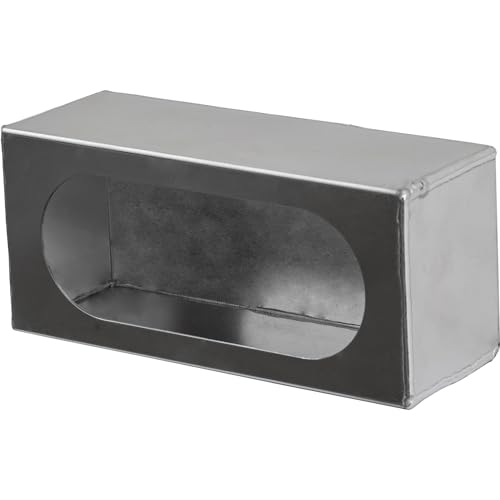 Buyers Products Single LB383ALSM Oval Light Box, Smooth Aluminum, 3 x 8 x 3 in, Truck, Trailer & Snow Plow Lighting