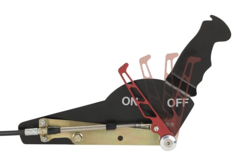 Vari-Mount Lokar 1330021 Interior Battery Disconnect Lever Kit with 125 Amp Switch for B&M Pro Ratchet, TCI Thunder Stick, TCI Outlaw, TCI Lightning or Can Be Mounted to the Floor