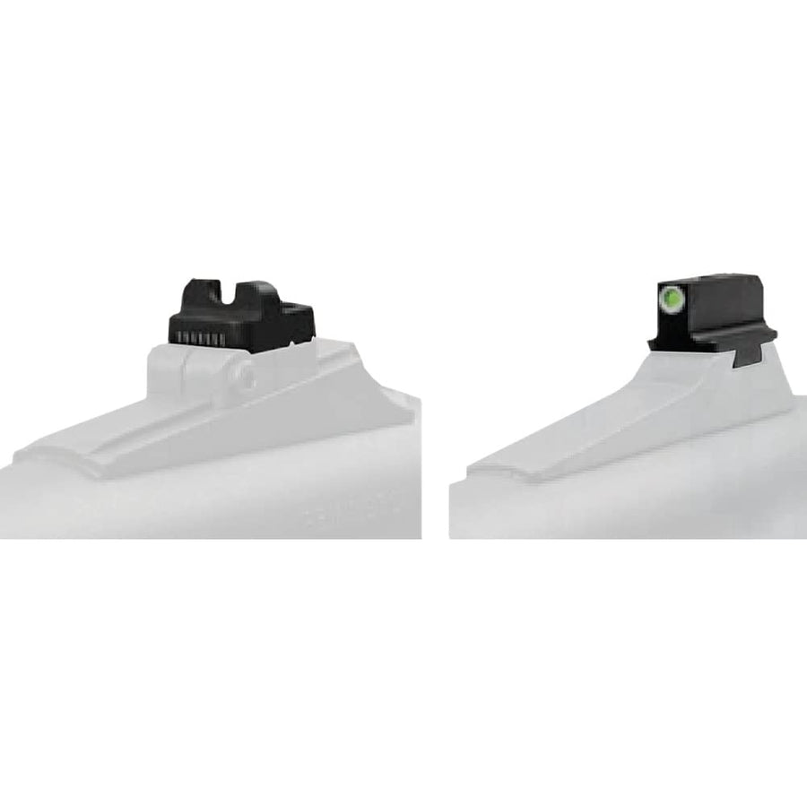 Tritium Pro TRUGLO Glow-in-the-Dark Handgun Night Sights for 1911 Pistols, 260 Front / 450 Rear, Black