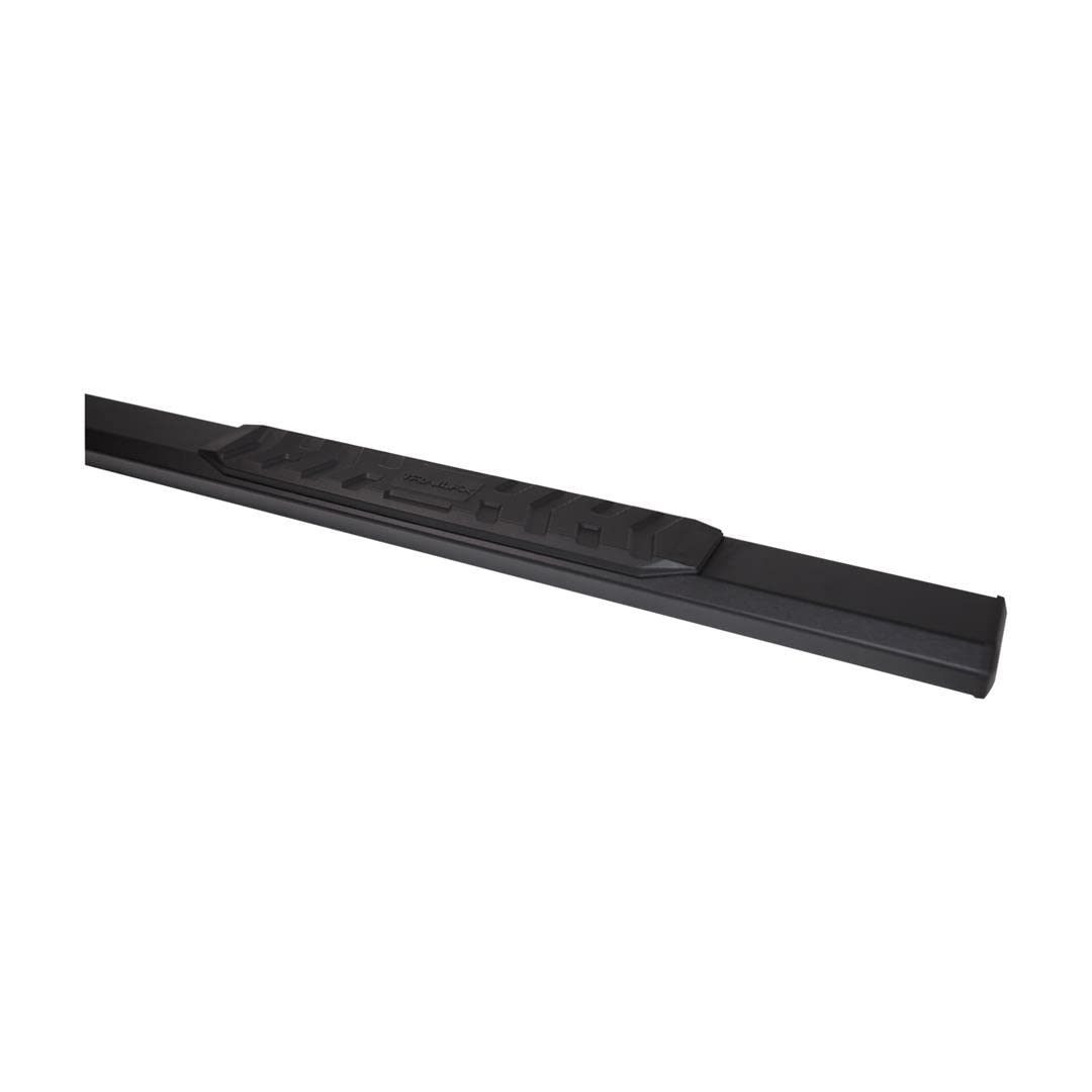 Nerf Bars TrailFX AL4015B Fits 2004-2015 Nissan Titan Crew Cab | Titanium Black Powder Coated Aluminum Side Steps with Step Pads | Rocker Panel Mount, Set of 4-1/2 Inch Hexagonal Running Boards