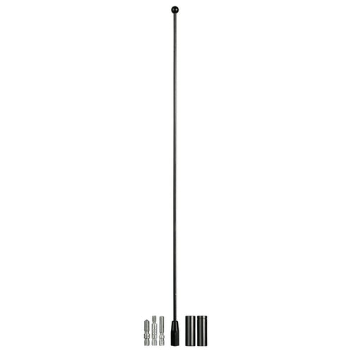 Metra Replacement Antenna Masts - Black Anodized Steel Replacement Mast - 13.5 Inch (44-SHTB)