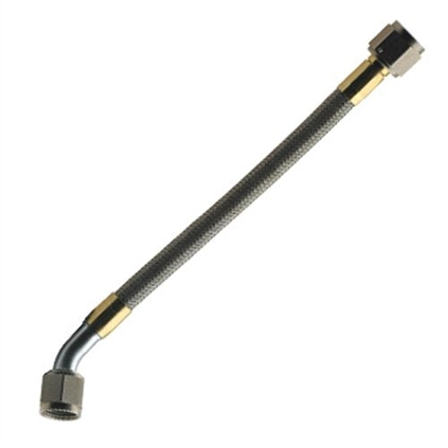 Fragola -6AN Straight Hose Assembly x 45 Degree Steel Nut 30in