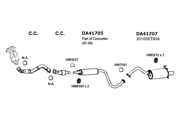 Center Ap Exhaust Technologies Muffler - ANSA OER