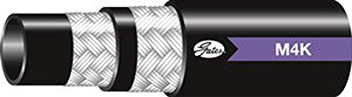Gates Synthetic Rubber 182-0161-4000 Global Mega4000 Hose, SAE 100R19, 165' Length, 1" ID, 4000 Working PSI, 40°F to +212°F Temperature Range