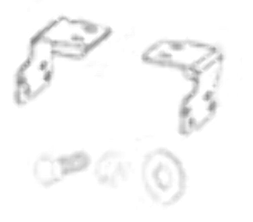Mounting Bracket Kit Go Rhino for RC4 Bull Bar or RC3 Skid Plate | Mild Steel, Textured Black | 565360TK | Fits 2014-2021 Toyota Tundra