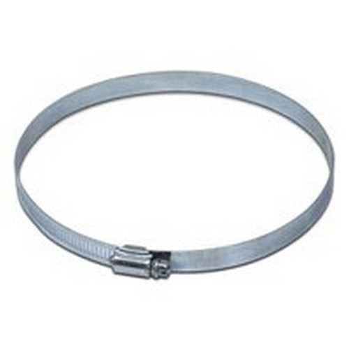 Galvanized Worm Gear Clamp, 4-In.